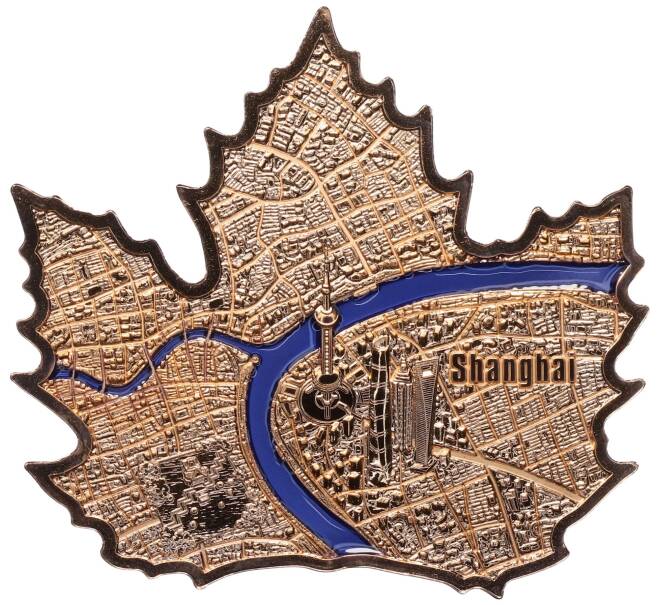 Монета 20 центов 2022 года Самоа «Шанхай» (Артикул: M2-82735) — Фото №1