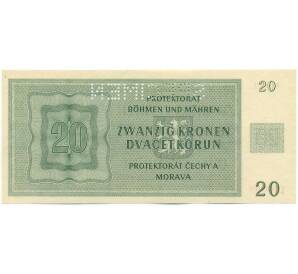 20 крон 1944 года Богемия и Моравия (ОБРАЗЕЦ) — Фото №2