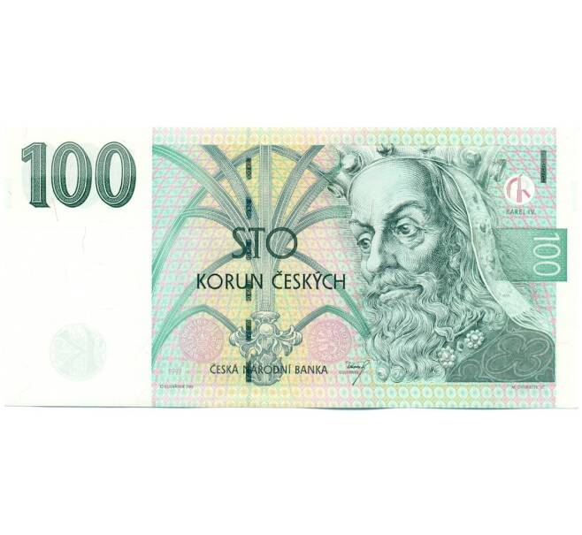 Банкнота 100 крон 1997 года Чехия (Артикул: K12-43301) — Фото №1