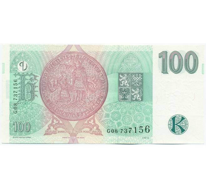 Банкнота 100 крон 1997 года Чехия (Артикул: K12-43301) — Фото №2