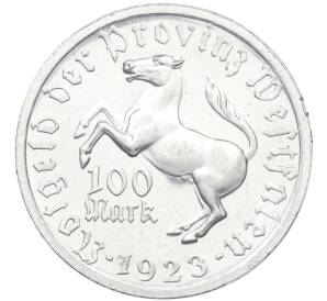 100 марок 1923 года Германия — Вестфалия (Нотгельд) — Фото №1