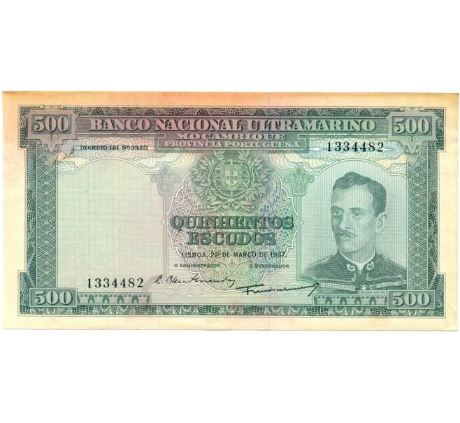 Банкнота 500 эскудо 1967 года Португальский Мозамбик (Артикул: K12-43668) — Фото №1
