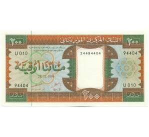 200 угий 1996 года Мавритания — Фото №1