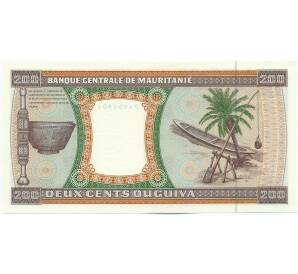 200 угий 1996 года Мавритания — Фото №2