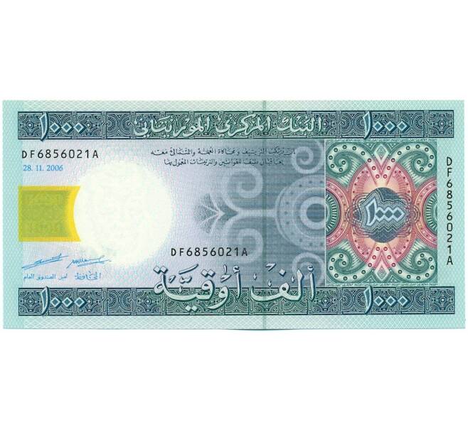 Банкнота 1000 угий 2006 года Мавритания (Артикул: K12-43835) — Фото №1