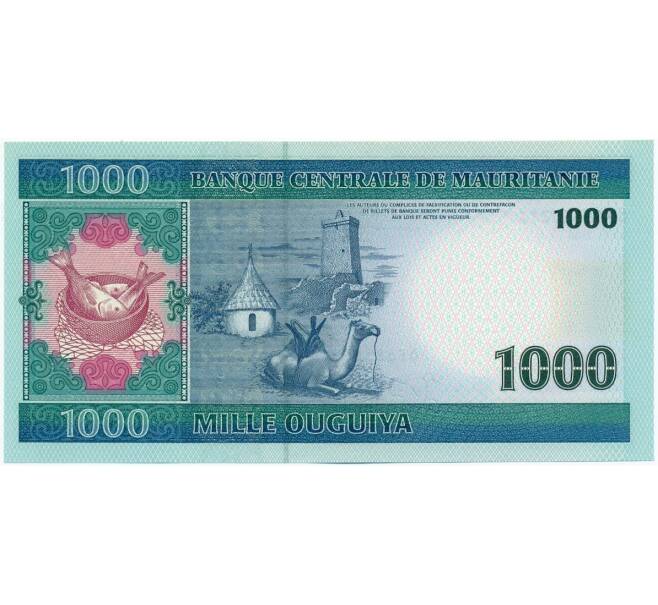 Банкнота 1000 угий 2006 года Мавритания (Артикул: K12-43835) — Фото №2