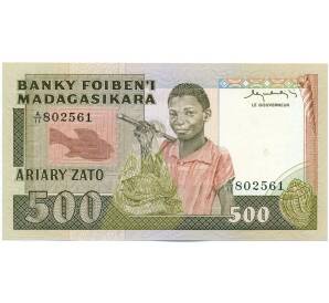 500 франков 1983 года Мадагаскар — Фото №1