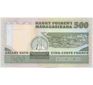500 франков 1983 года Мадагаскар — Фото №2