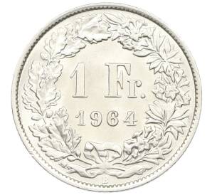 1 франк 1964 года Швейцария — Фото №1