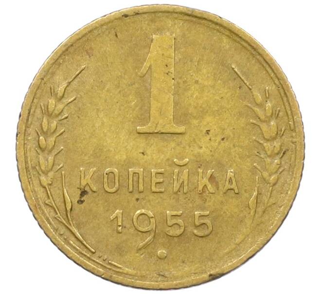 Монета 1 копейка 1955 года (Артикул K12-43880) — Фото №1