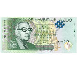 200 рупий 2010 года Маврикий — Фото №1