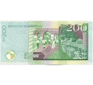 200 рупий 2010 года Маврикий — Фото №2