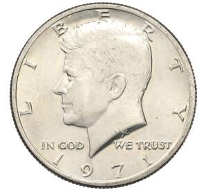 1/2 доллара (50 центов) 1971 года США — Фото №1