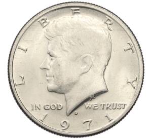 1/2 доллара (50 центов) 1971 года D США — Фото №1