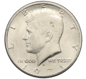 1/2 доллара (50 центов) 1971 года D США — Фото №1
