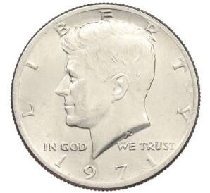 1/2 доллара (50 центов) 1971 года США — Фото №1