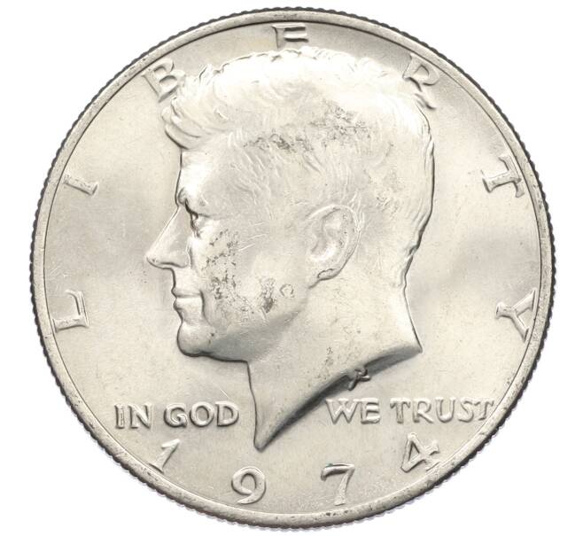 Монета 1/2 доллара (50 центов) 1974 года США (Артикул: M2-82779) — Фото №1