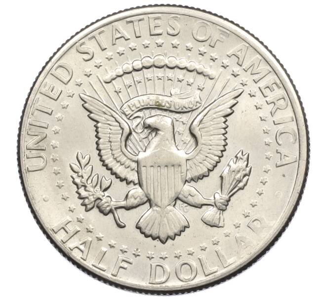 Монета 1/2 доллара (50 центов) 1971 года D США (Артикул: M2-82784) — Фото №2