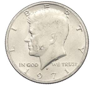 1/2 доллара (50 центов) 1971 года D США