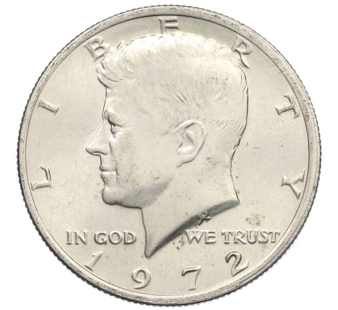 Монета 1/2 доллара (50 центов) 1972 года США (Артикул: M2-82786) — Фото №1