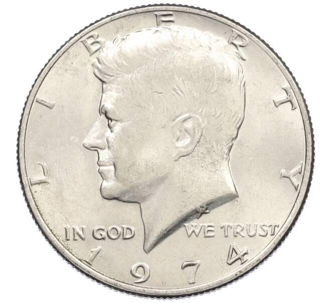 Монета 1/2 доллара (50 центов) 1974 года США (Артикул: M2-82791) — Фото №1