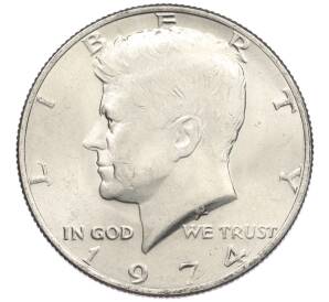 1/2 доллара (50 центов) 1974 года США — Фото №1