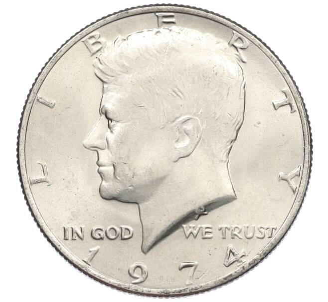 Монета 1/2 доллара (50 центов) 1974 года США (Артикул: M2-82796) — Фото №1