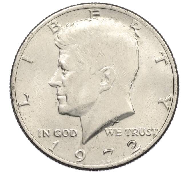 Монета 1/2 доллара (50 центов) 1972 года США (Артикул: M2-82797) — Фото №1