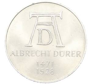 5 марок 1971 года D Западная Германия (ФРГ) «500 лет со дня рождения Альбрехта Дюрера» — Фото №1