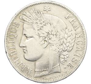 5 франков 1849 года А Франция — Фото №2