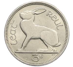 3 пенса 1966 года Ирландия — Фото №1