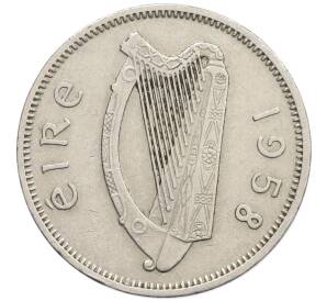 6 пенсов 1958 года Ирландия — Фото №2