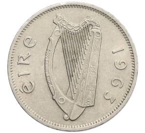 6 пенсов 1963 года Ирландия — Фото №2