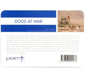20 центов 2016 года Австралия «100 лет АНЗАК  — Боевые собаки» в подарочном буклете — Фото №2