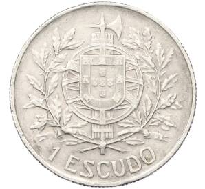 1 эскудо 1910 года Португалия «Основание республики» — Фото №2