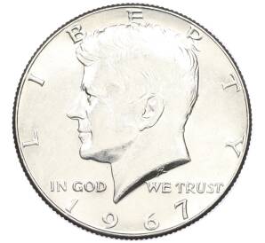 1/2 доллара (50 центов) 1967 года США — Фото №1