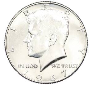 1/2 доллара (50 центов) 1967 года США — Фото №1