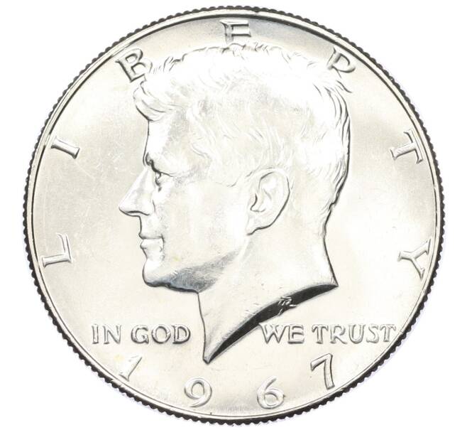 Монета 1/2 доллара (50 центов) 1967 года США (Артикул: M2-82872) — Фото №1