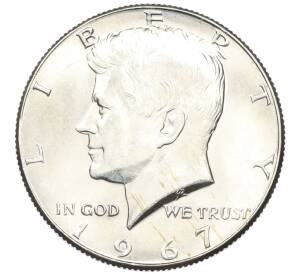 1/2 доллара (50 центов) 1967 года США — Фото №1