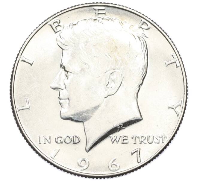 Монета 1/2 доллара (50 центов) 1967 года США (Артикул: M2-82875) — Фото №1