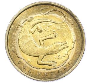 1 лира 2015 года Турция «Фауна Турции — Пустынный варан»