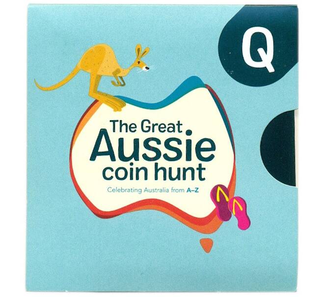 Монета 1 доллар 2019 года Австралия «Английский алфавит — Буква Q» (Артикул: M2-83023)