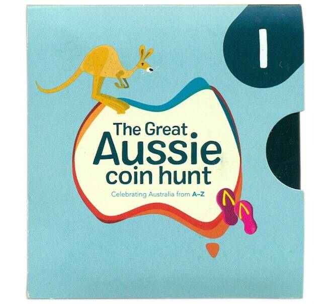 Монета 1 доллар 2019 года Австралия «Английский алфавит — Буква I» (Артикул: M2-83027)