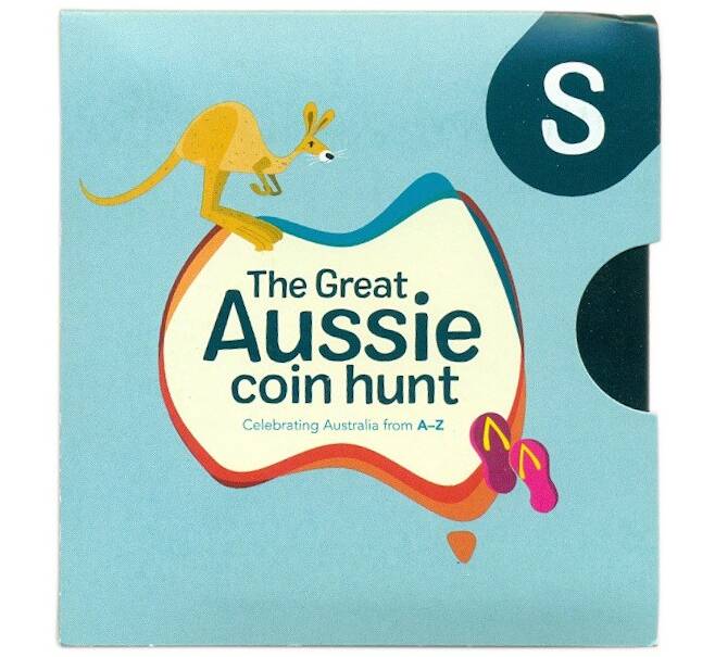 Монета 1 доллар 2019 года Австралия «Английский алфавит — Буква S» (Артикул: M2-83029)