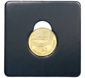 1 доллар 2019 года Австралия «Английский алфавит — Буква N»