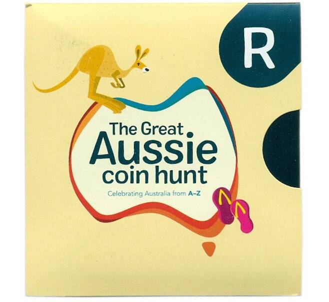 Монета 1 доллар 2019 года Австралия «Английский алфавит — Буква R» (Артикул: M2-83036)