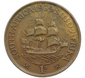 1 пенни 1939 года Британская Южная Африка — Фото №1