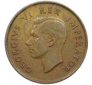 1 пенни 1939 года Британская Южная Африка — Фото №2