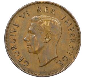 1 пенни 1942 года Британская Южная Африка — Фото №2