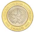Монета 5 малоти 1995 года Лесото «50 лет ООН» (Артикул: K12-45318) — Фото №1